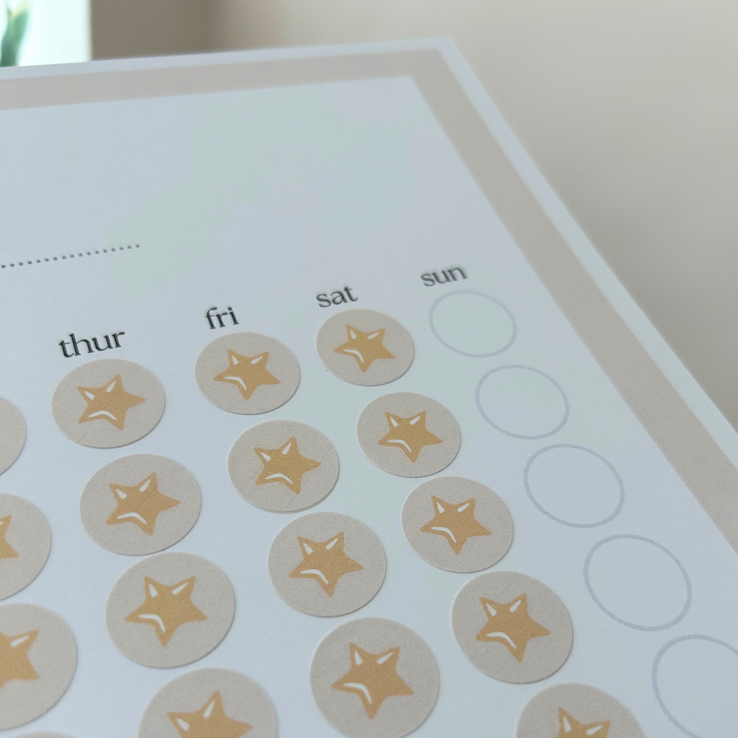 Reward Chart & Stickers