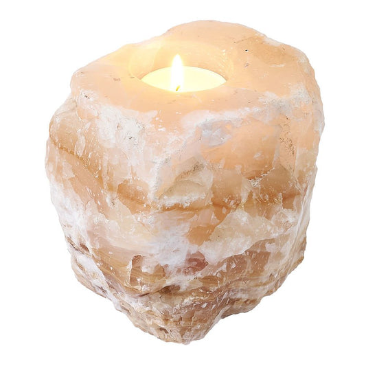 Amber Onyx Tea Light Holder
