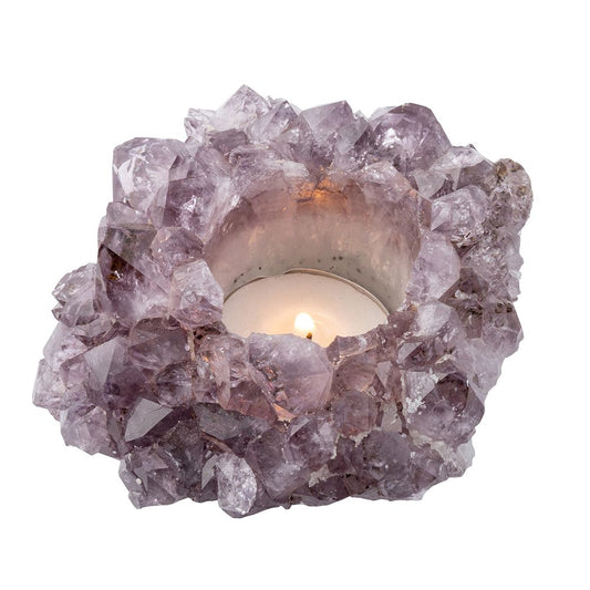 Amethyst Tea Light Holder
